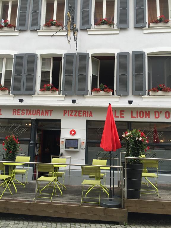 Hotel-Restaurant Le Lion D'Or Porrentruy Exteriér fotografie