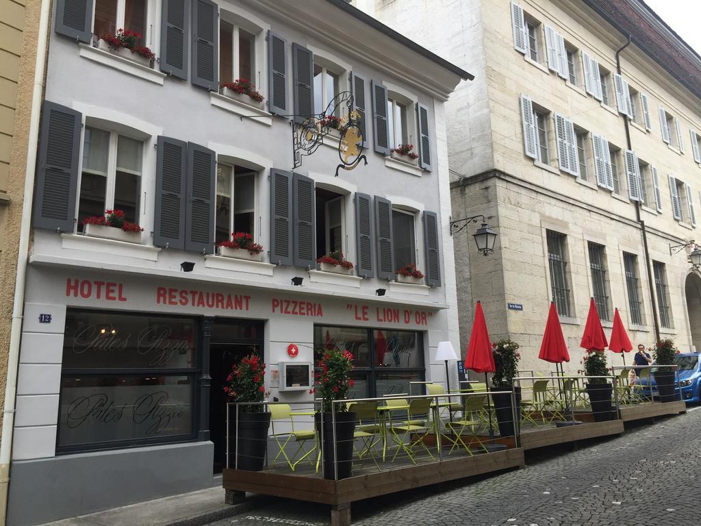 Hotel-Restaurant Le Lion D'Or Porrentruy Exteriér fotografie